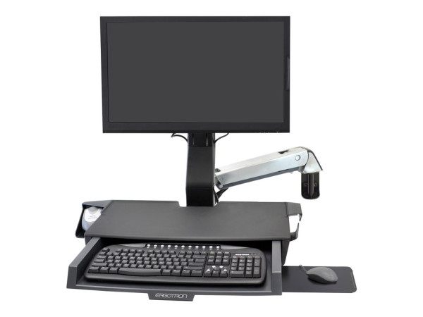 Ergotron StyleView Sit-Stand Combo Arm with Worksurface