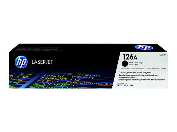 HP CE310A|126 A Toner schwarz, 1.200 Seiten ISO/IEC 19798