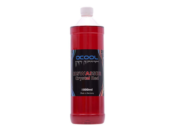 Alphacool Eiswasser Crystal rd 1000ml rot,