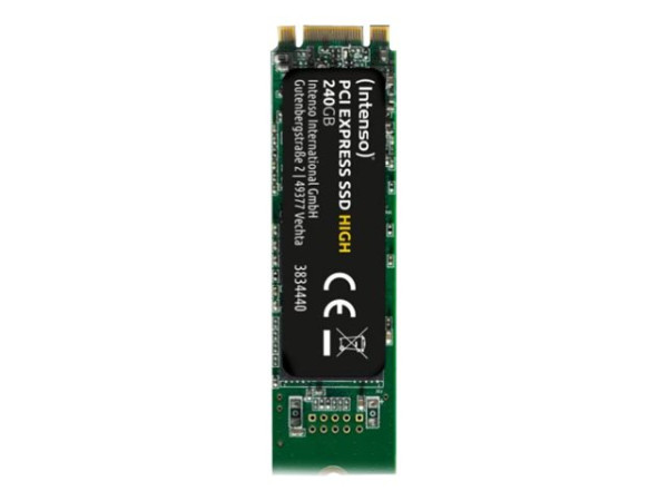 Intenso SSD 240GB 800/1700 High Perf.PCIe M2 ITO PCIe, M.2