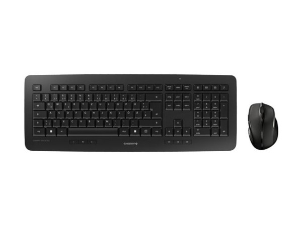 Cherry DW 5100 Wireless Desktop und Maus DE, schwarz