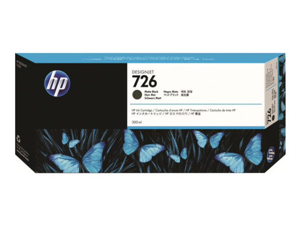 Tinte HP CH575A mattschwarz (No.72) 300ml