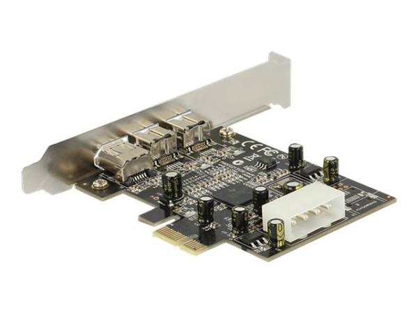 Schnittstellenkarte DeLOCK PCIe-x1 FireWire 400/800