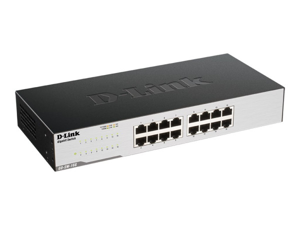 D-Link GO-SW-16G 1000/UNM/16, Switch 16-Port Gigabit