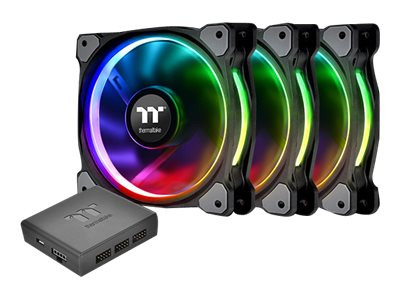 Thermaltake TT Riing Plus 12 RGB 3er Set + 3x Lumi