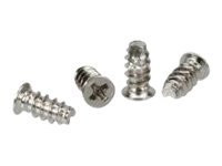 InLine LÃ¼fterschrauben, 5,0x10,0mm, silber, 50 StÃ¼ck