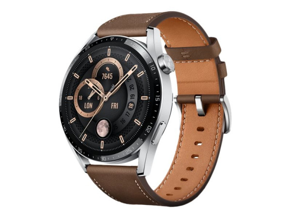 Huawei Watch GT3 46mm (Jupiter B29V) (silber, braunes