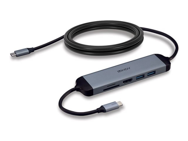 Lindy Lin USB 3.2-C Micro Dpck +1.4m USB-PD | 43326