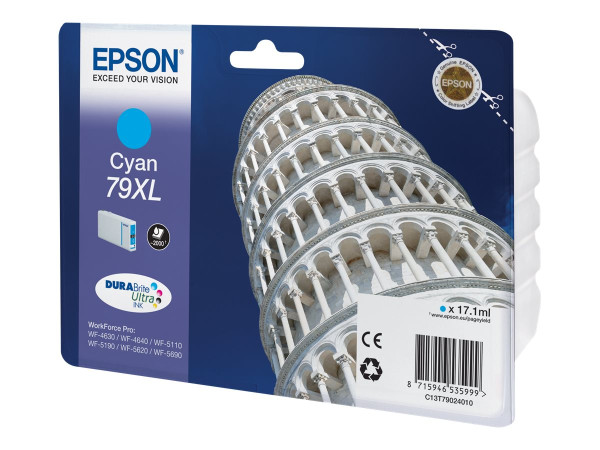 Epson Tinte cyan 79XL C13T79024010 für Epson-Drucker Cyan