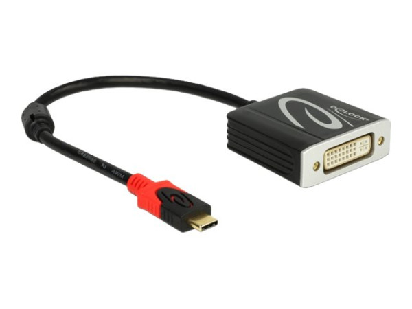 Adapter USB-C --> DVI, 4K 30Hz, Delock