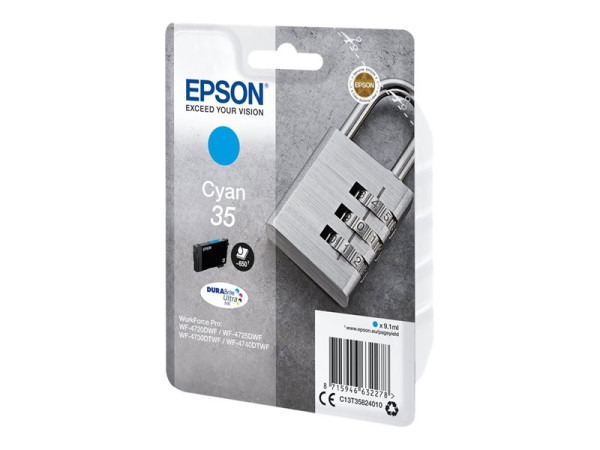 Epson Tinte CY C13T35824010 DURABrite