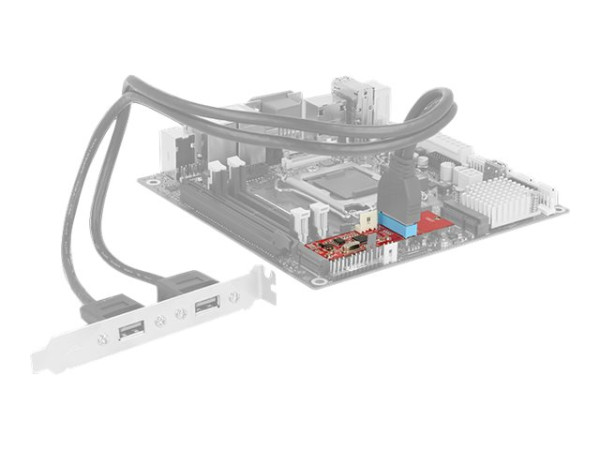 DeLOCK M.2 Key B+M Stecker > 1 x USB 3.0 | Adapter