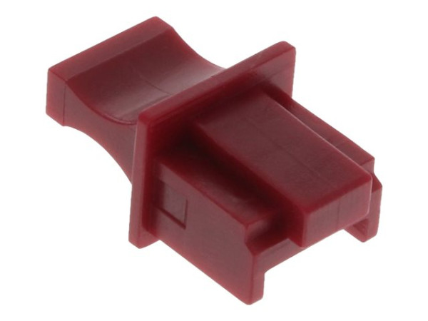 InLineÂ® Staubschutz, fÃ¼r RJ45 Buchse, Farbe: rot, 10er