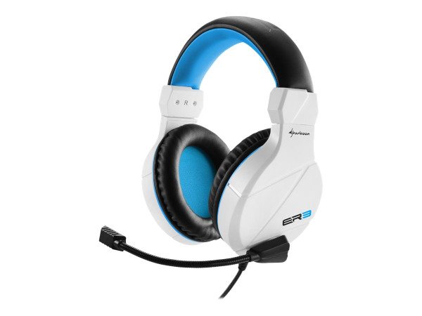 Sharkoon Rush ER3 white weiß, Klinke Over-Ear