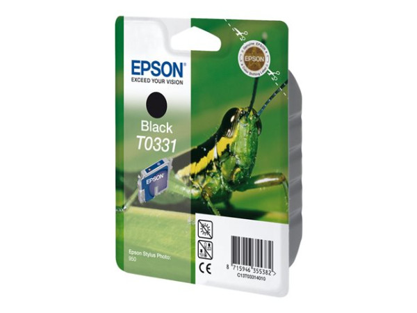 Epson C13T03314010|T0331 Tintenpatrone schwarz, 630 Seiten,