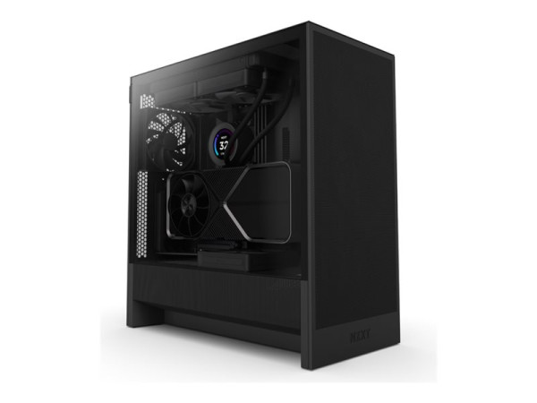 NZXT H5 Flow ( 2024 ) (schwarz, Tempered Glass)