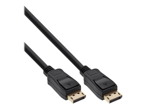 InLine® DisplayPort 1.2 Kabel schwarz 0,5m