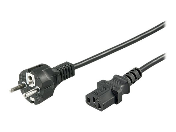 Kaltgerätekabel 2m SCHWARZ