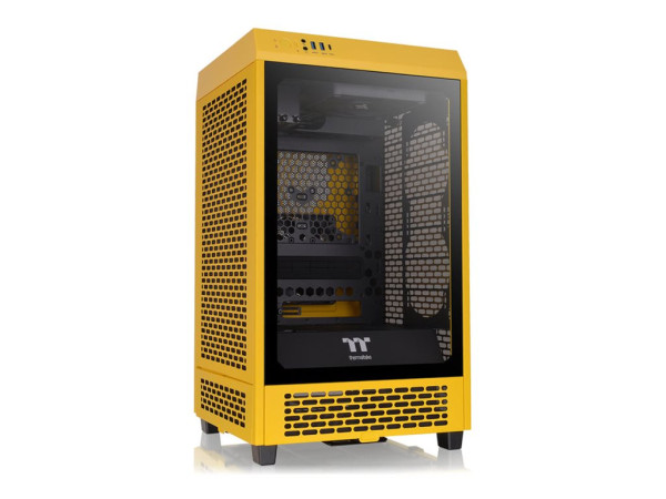 Thermaltake Tower 200 (dunkelgelb, Tempered Glass)