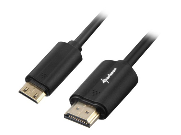 Sharkoon Kabel HDMI Stecker > mini HDMI Stecker schwarz,3m