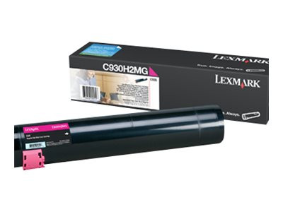 Lexmark C930H2MG Toner magenta, 24.000 Seiten/5% für C 935