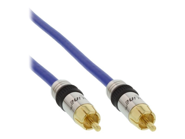 InLine« Cinch Kabel AUDIO, PREMIUM, vergoldete Stecker, 1x