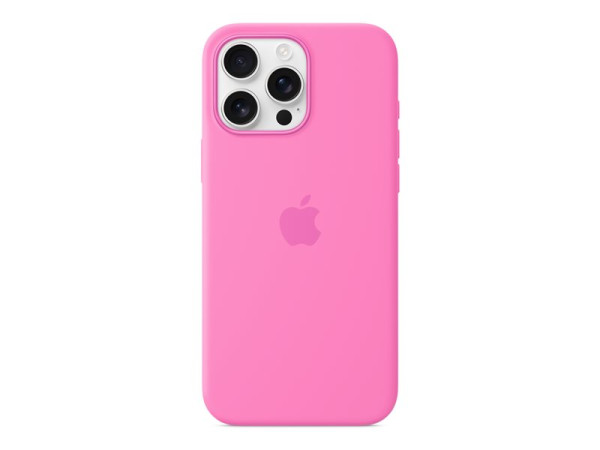 Apple Silikon Case mit MagSafe (pink, iPhone 16 Pro Max)
