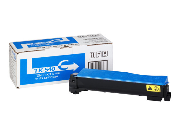 Kyocera/Mita 1T02HLCEU0|TK 540 C Toner cyan, 4.000 Seiten