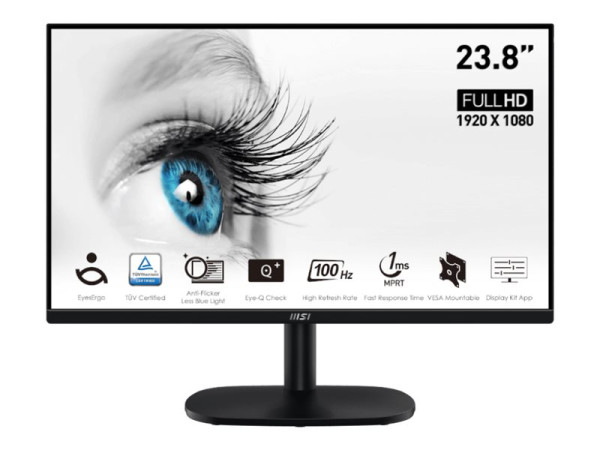 MSI PRO MP245VDE (60 cm (23.8 Zoll), schwarz, FullHD, VA,