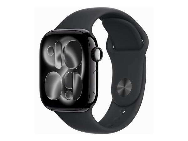 Apple Watch Series 11 (schwarz (glänzend), Aluminium, 42