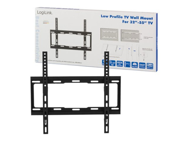 LogiLink TV-Wandhalterung 32-55",max. 40kg, BP0011
