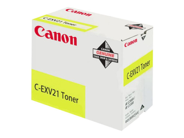 Canon 0455B002|C-EXV 21 Toner gelb, 14.000 Seiten/5%,