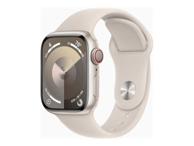 Apple Watch Series 9 (Polarstern, Aluminium, 41 mm,