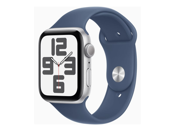 Apple Watch SE (silber, Aluminium, 44 mm, Sportarmband