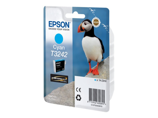 Epson Tinte cyan C13T32424010 T3242 Tinte Cyan 14 ml