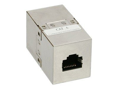 InLine Modularkupplung Cat.6, 2x RJ45 Buchse, geschirmt