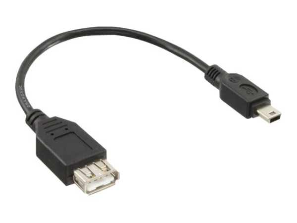 InLine« USB 2.0 Adapterkabel, Buchse A auf Mini-5-pol.