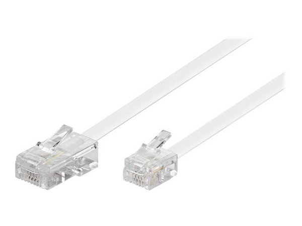 Goobay (ohne Kennzeichnung) TEL 6P4C-8P4C RJ11-RJ45 600 WHIT