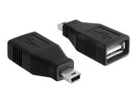 Adapter DeLock USB Adapter Buchse A -> Stecker Mini-USB Adapter DeLock USB Adapter Buchse A -> Stecker Mini-USB
