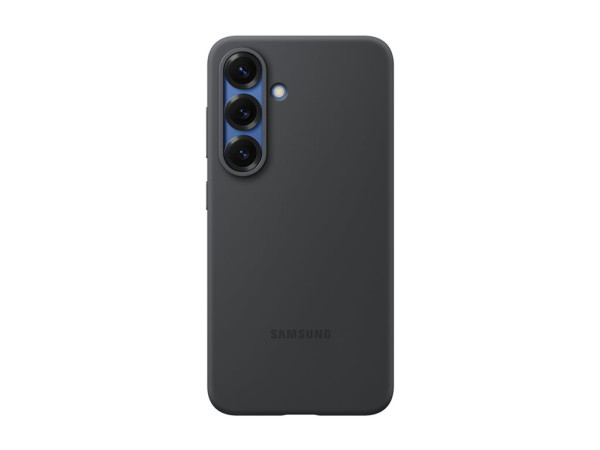 Samsung Silicone Case (schwarz, Samsung Galaxy S25)