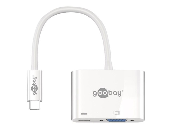 Goobay USB-C Adapter VGA | 62107 weiß Zum Erweitern