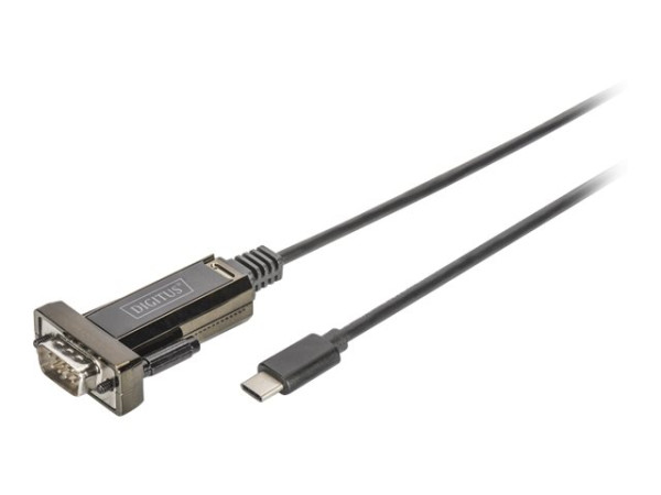 Digitus Adapter Seriell -> USB-C 1m schwarz, 1