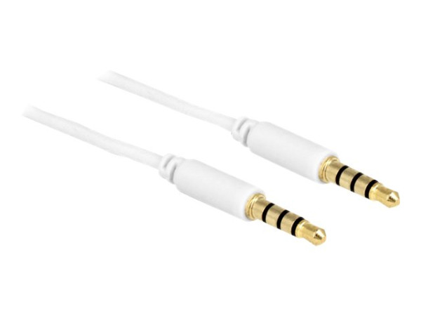 DeLOCK Audiokabel Klinke 3,5mm 4Pin > 3,5mm Stecker 4Pin,