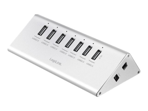 LogiLink USB 2.0 Hub 7-Port 4xUSB Anschlüsse+1xSchnell-Ladep