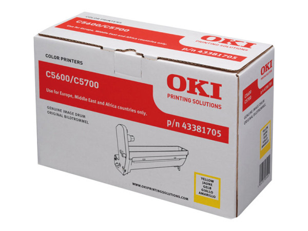 Toner Oki Bildtrommel yellow 43381705