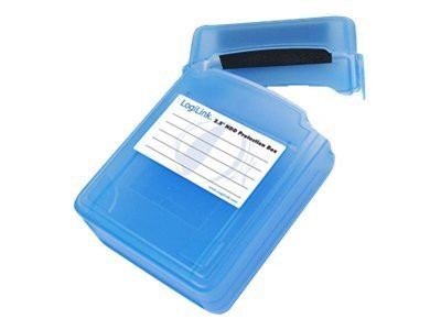 HDD Schutz-Box LogiLink f?r 2x 6.3cm (2,5") blau wasseresist