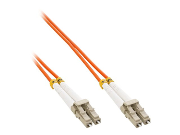 InLine? LWL Duplex Kabel, LC/LC, 62,5/125?m, OM1, 0,5m