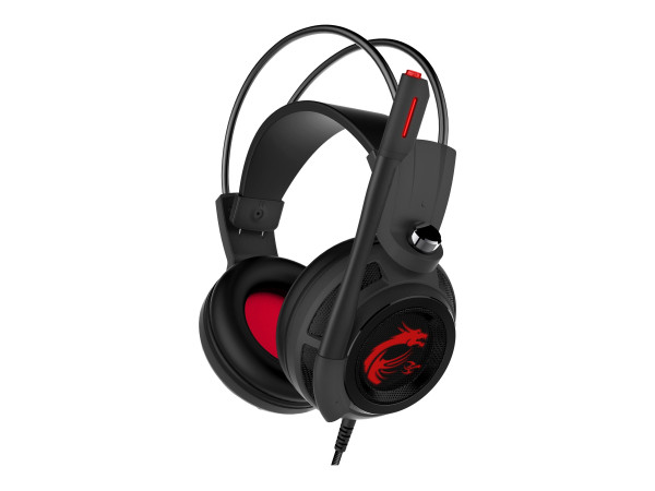 MSI DS502 GAMING Headset schwarz/rot Over-Ear