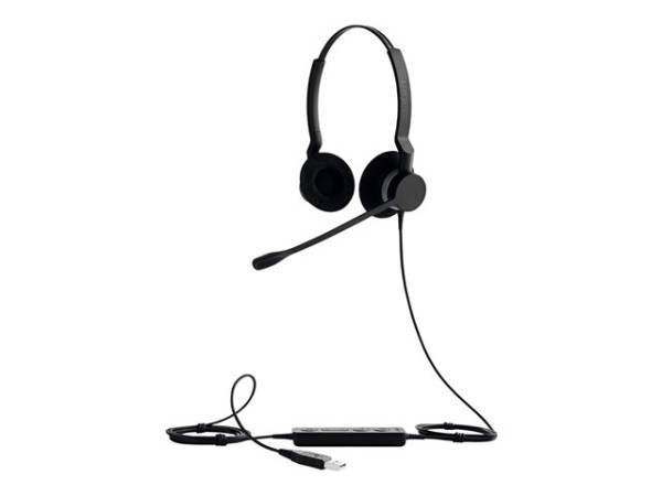 Jabra BIZ 2300 Duo USB MS schwarz On-Ear