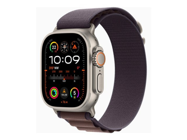 Apple Watch Ultra 2 (dunkelblaugrau, 49 mm, Alpine Loop,